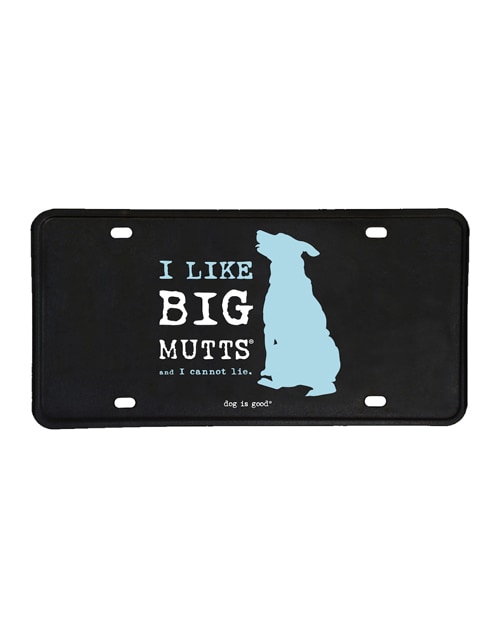 License Plate: I Like Big Mutts