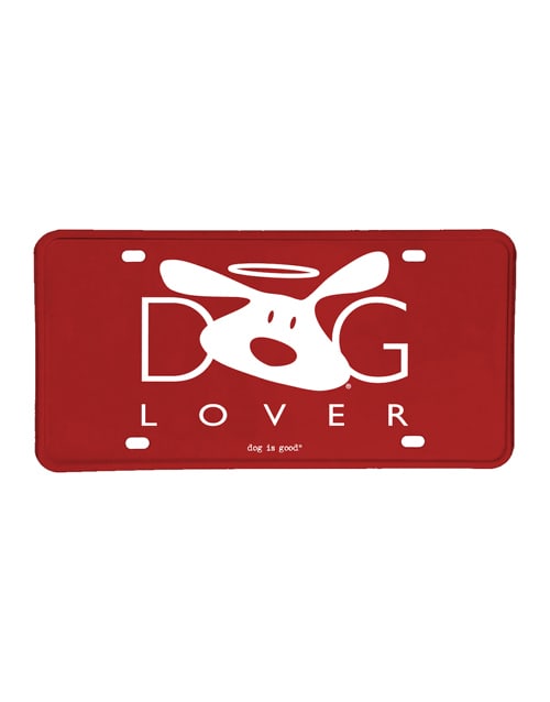 License Plate: Dog Lover