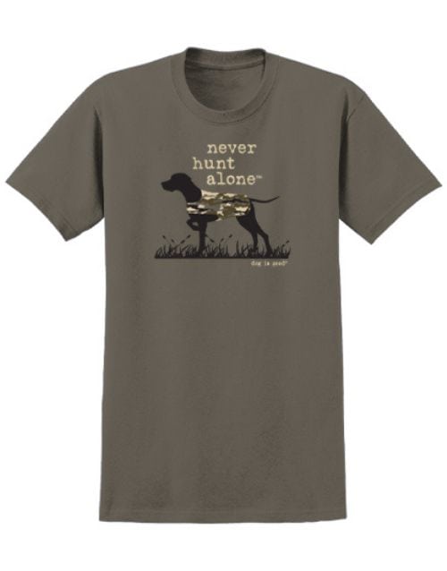 T-shirt: Never Hunt Alone, Unisex